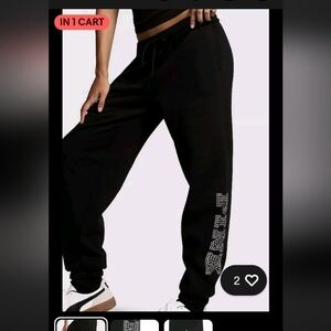 Victoria Secret Pink Limited Edition Bling Sweapants